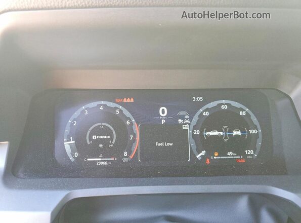 3TMLB5JNXRM028607 2024 TOYOTA TACOMA Black Instrument cluster view