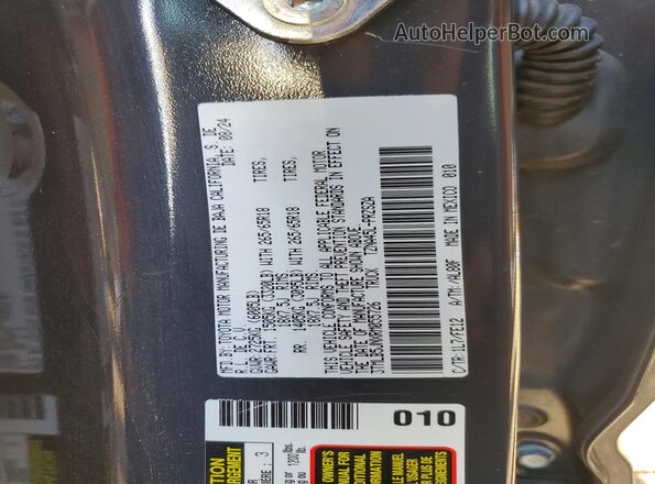 3TMLB5JNXRM055726 2024 TOYOTA TACOMA Gray Вид підкапотного простору