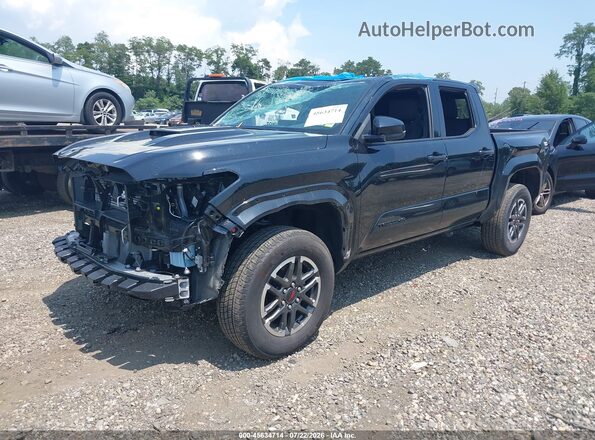 3TMLB5JNXSM095455 2025 TOYOTA TACOMA Black Առջևի ձախ երեք քառորդ տեսարան