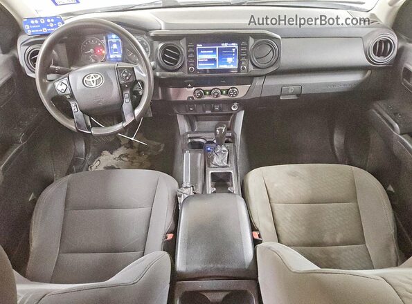 3TYAX5GN1MT019310 2021 TOYOTA TACOMA Белый Вид панели приборов