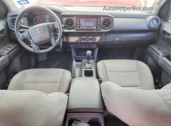 3TYAX5GN2MT012026 2021 TOYOTA TACOMA Red Вид панелі приладів