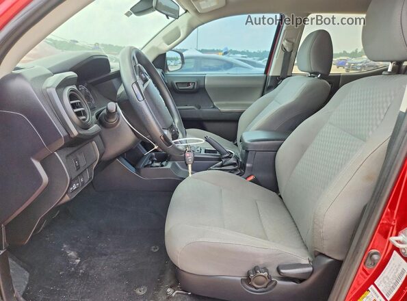 3TYAX5GN2MT012026 2021 TOYOTA TACOMA Red Вид салону спереду