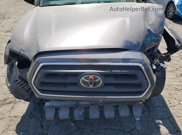 3TYAX5GN2MT014729 2021 TOYOTA TACOMA Gray Rear interior view