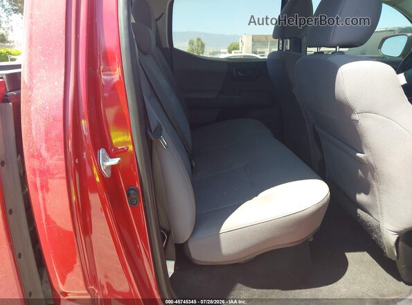 3TYAX5GN2MT020174 2021 TOYOTA TACOMA Burgundy Vista de la etiqueta del VIN