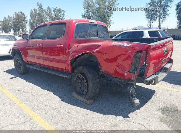 3TYAX5GN2MT020174 2021 TOYOTA TACOMA Burgundy Trasero izquierdo
