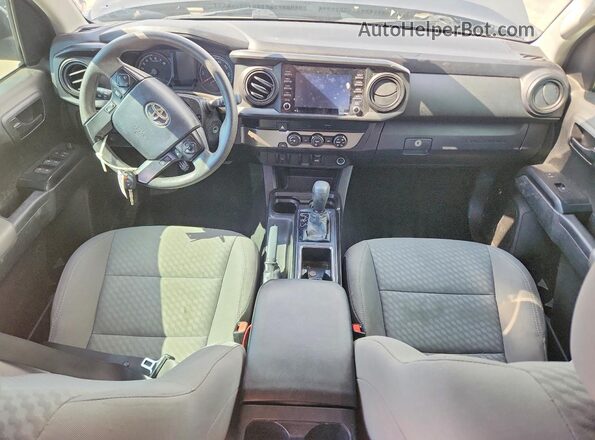 3TYAX5GN6MT020744 2021 TOYOTA TACOMA Gray Dashboard view