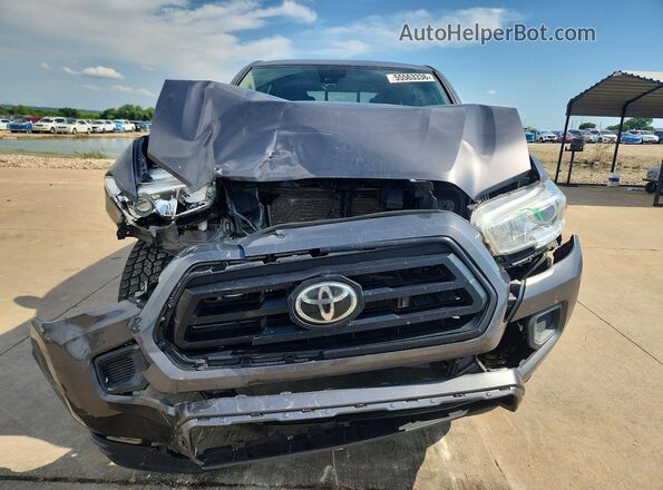 3TYAX5GN6MT020744 2021 TOYOTA TACOMA Gray Front view