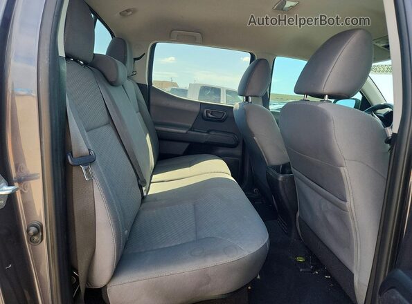 3TYAX5GN6MT020744 2021 TOYOTA TACOMA Gray Rear seats view