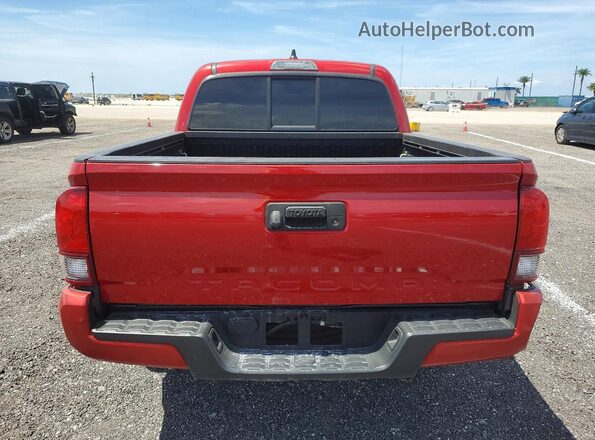 3TYAX5GN6NT040204 2022 TOYOTA TACOMA Red Հետևի տեսք