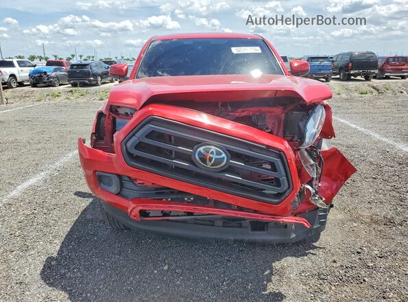 3TYAX5GN6NT040204 2022 TOYOTA TACOMA Red Դիմացի տեսք
