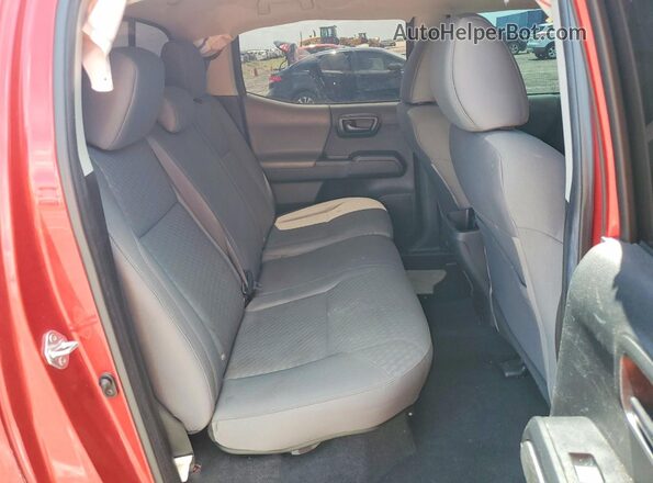 3TYAX5GN6NT040204 2022 TOYOTA TACOMA Red Հետևի նստատեղերի տեսք