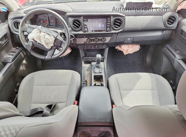 3TYAX5GN7NT043824 2022 TOYOTA TACOMA Red Dashboard view