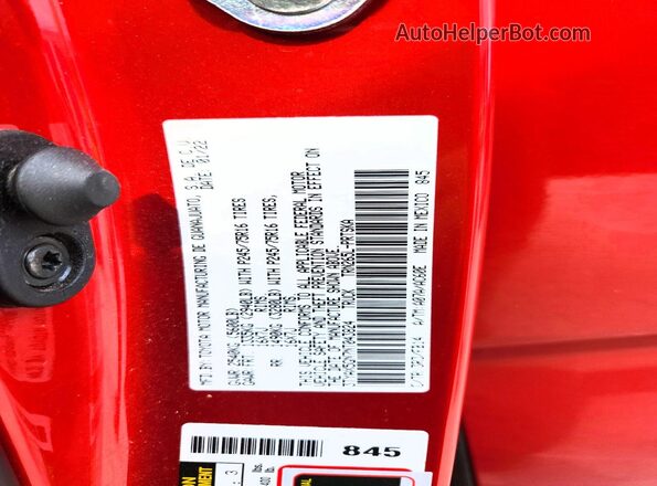 3TYAX5GN7NT043824 2022 TOYOTA TACOMA Red Engine compartment view