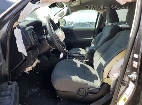 3TYAX5GN8MT017506 2021 TOYOTA TACOMA Gray Вид салону спереду