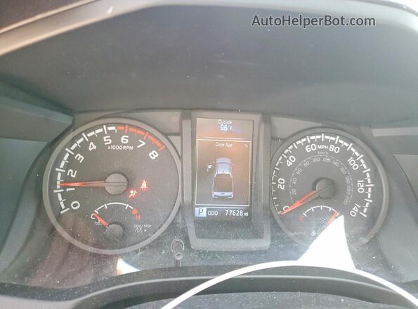 3TYAX5GN8MT017506 2021 TOYOTA TACOMA Gray Вид щитка приладів