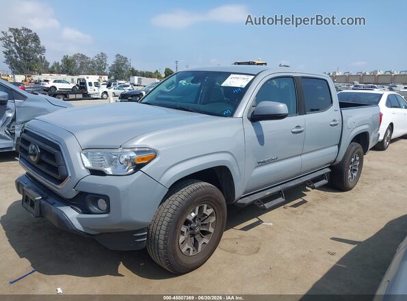 3TYAX5GN9MT014422 2021 TOYOTA TACOMA Gray Առջևի ձախ երեք քառորդ տեսարան