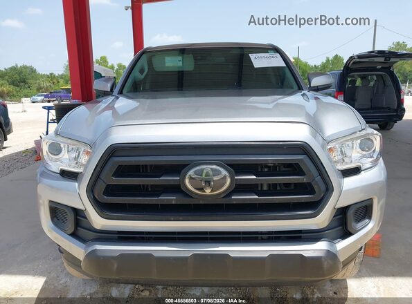 3TYAX5GN9NT035952 2022 TOYOTA TACOMA Silver უკანა სალონის ხედი