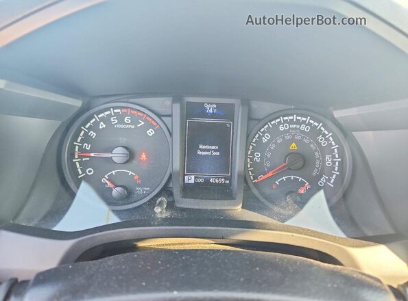 3TYAX5GNXMT031519 2021 TOYOTA TACOMA Серый Вид щитка приборов