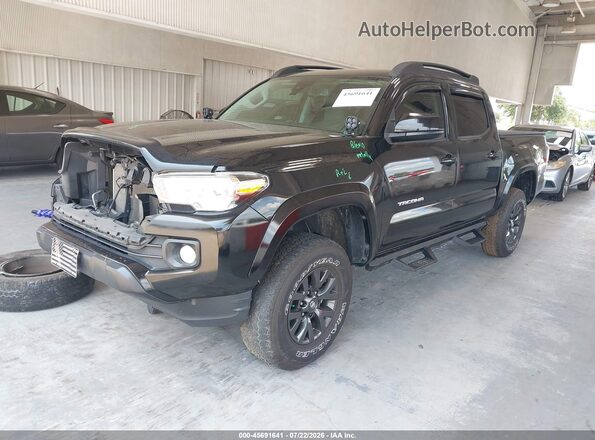 3TYAZ5CNXNT018352 2022 TOYOTA TACOMA Черный Передняя левая четверть