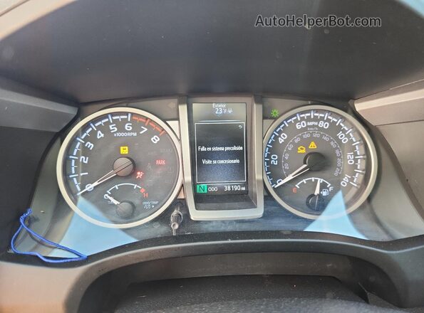 3TYCZ5AN0MT029497 2021 TOYOTA TACOMA Black Vista del cuadro de instrumentos