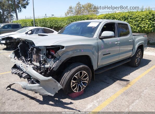 3TYCZ5AN0NT088440 2022 TOYOTA TACOMA Gray Vista tres cuartos delantera izquierda