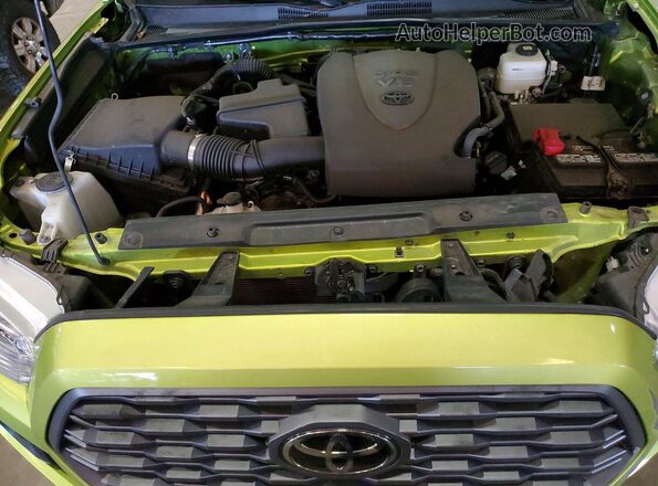 3TYCZ5AN0PT131631 2023 TOYOTA TACOMA Зеленый Вид задней части салона