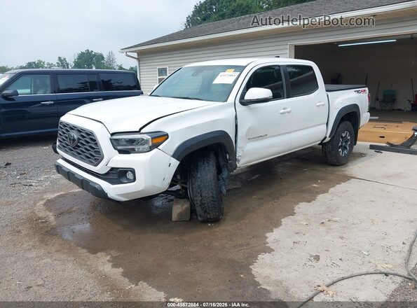 3TYCZ5AN1PT148826 2023 TOYOTA TACOMA White წინა მარცხენა ხედი სამი მეოთხედიდან