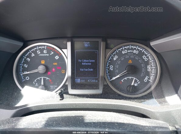 3TYCZ5AN2LT003501 2020 TOYOTA TACOMA Silver Vista de los asientos traseros