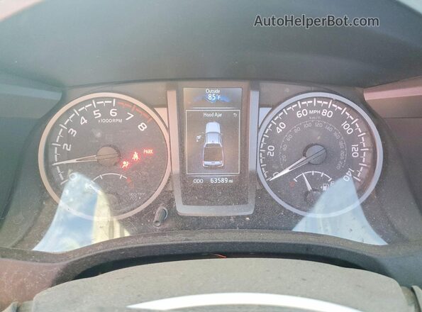 3TYCZ5AN2MT015925 2021 TOYOTA TACOMA Gray Widok zestawu wskaźników