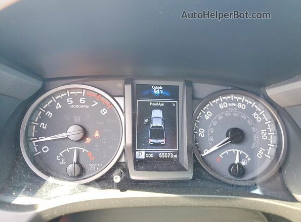 3TYCZ5AN2MT022633 2021 TOYOTA TACOMA Black Вид щитка приладів