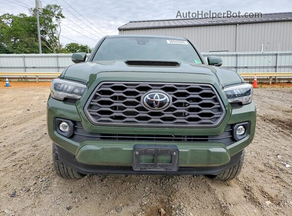 3TYCZ5AN2NT078461 2022 TOYOTA TACOMA Green Вид спереду