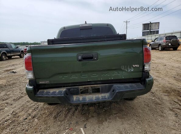 3TYCZ5AN2NT078461 2022 TOYOTA TACOMA Green Вид ззаду