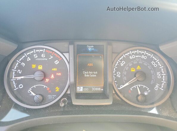 3TYCZ5AN2PT148432 2023 TOYOTA TACOMA Gray Սարքավորումների վահանակի տեսք