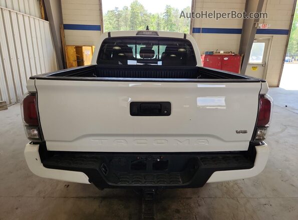 3TYCZ5AN3MT012144 2021 TOYOTA TACOMA White Widok naklejki z numerem VIN