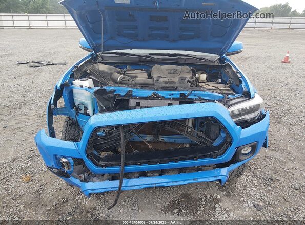 3TYCZ5AN3MT014721 2021 TOYOTA TACOMA Blue Вид ззаду