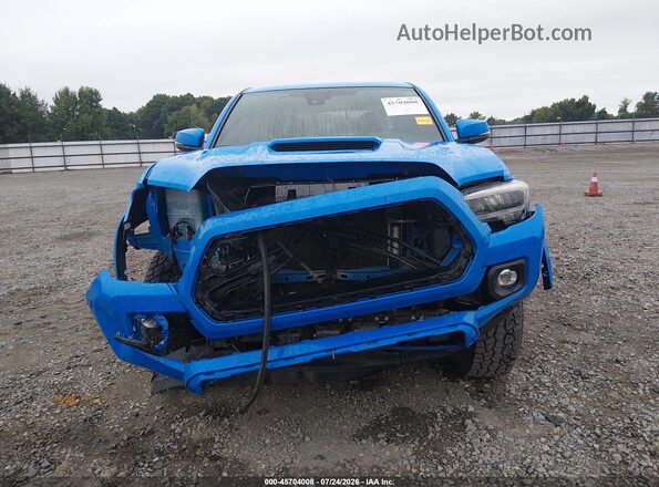 3TYCZ5AN3MT014721 2021 TOYOTA TACOMA Blue Вид задньої частини салону