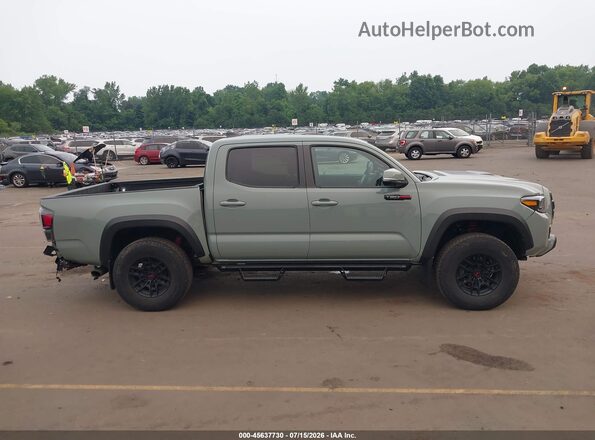 3TYCZ5AN3MT048495 2021 TOYOTA TACOMA Green უკანა სალონის ხედი