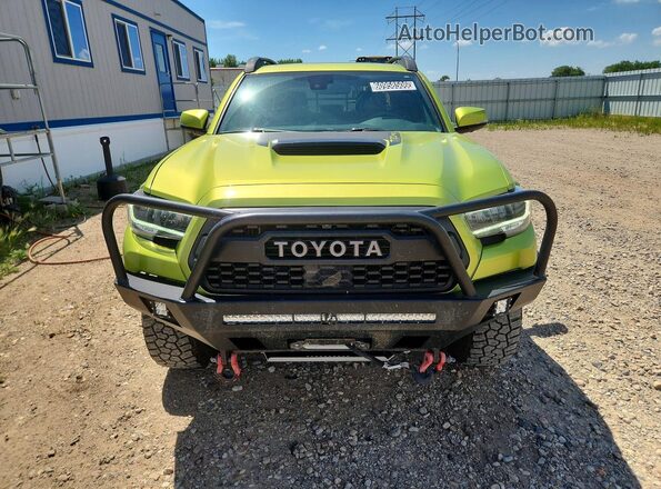 3TYCZ5AN3NT073480 2022 TOYOTA TACOMA Green Vista frontal