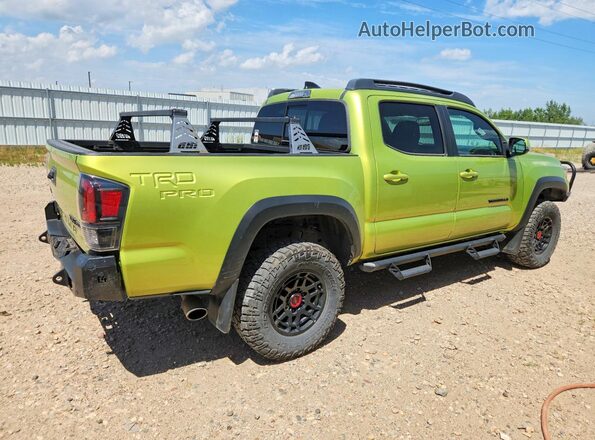 3TYCZ5AN3NT073480 2022 TOYOTA TACOMA Green Trasero derecho