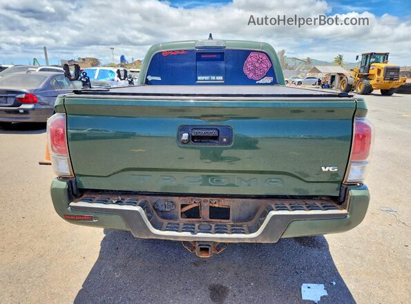 3TYCZ5AN3NT079490 2022 TOYOTA TACOMA Green Հետևի տեսք