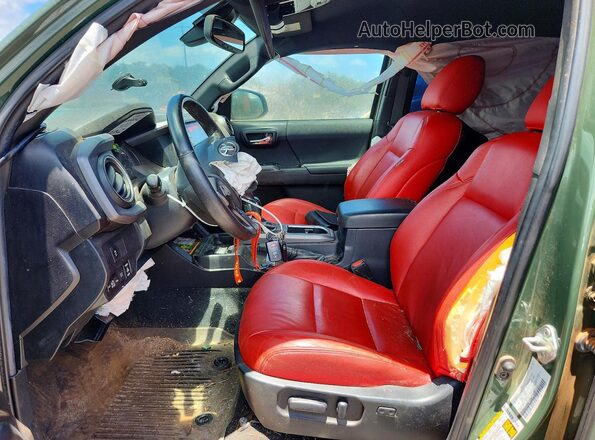 3TYCZ5AN3NT079490 2022 TOYOTA TACOMA Green Սալոնի դիմացի տեսք