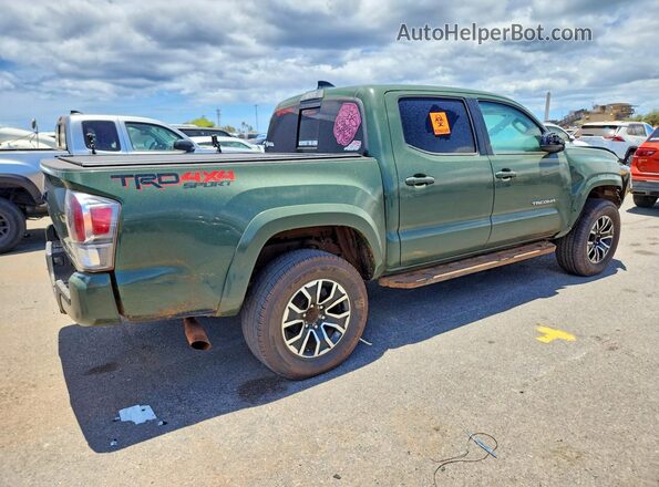 3TYCZ5AN3NT079490 2022 TOYOTA TACOMA Green Հետևի աջ