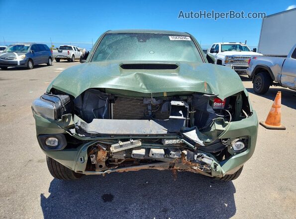 3TYCZ5AN3NT079490 2022 TOYOTA TACOMA Green Դիմացի տեսք