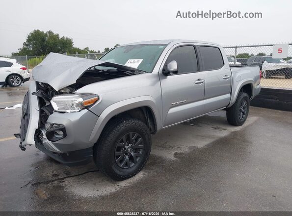 3TYCZ5AN3PT116721 2023 TOYOTA TACOMA Silver Առջևի ձախ երեք քառորդ տեսարան