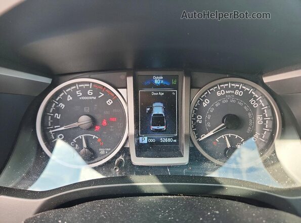 3TYCZ5AN3PT138282 2023 TOYOTA TACOMA White Սարքավորումների վահանակի տեսք