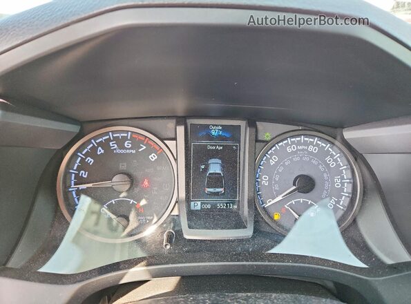 3TYCZ5AN3PT165997 2023 TOYOTA TACOMA White Widok zestawu wskaźników