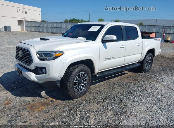 3TYCZ5AN4MT007731 2021 TOYOTA TACOMA White Առջևի ձախ երեք քառորդ տեսարան