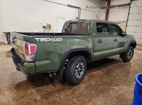 3TYCZ5AN4MT035156 2021 TOYOTA TACOMA Green Rear right