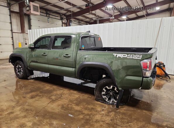 3TYCZ5AN4MT035156 2021 TOYOTA TACOMA Green Rear left