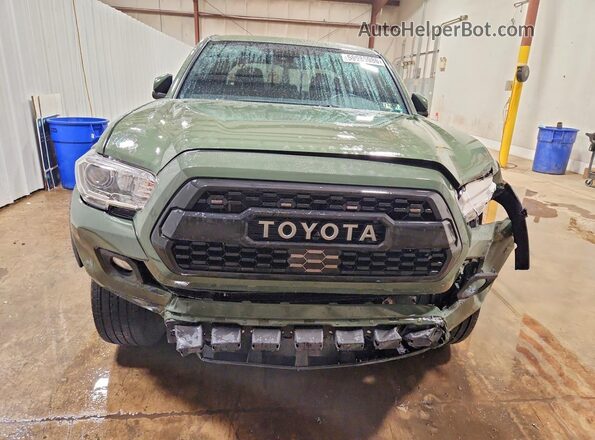 3TYCZ5AN4MT035156 2021 TOYOTA TACOMA Green Front view